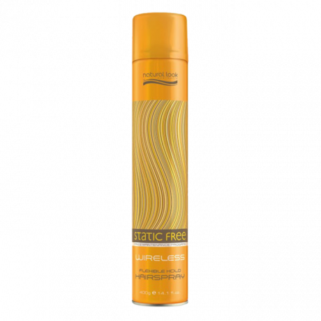 Natural Look Static Free Wireless Hairspray 400g